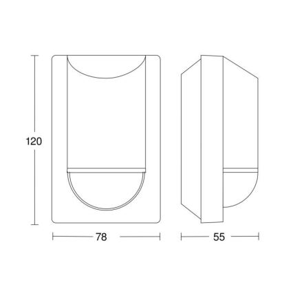 Steinel 034702 -  Уличный датчик движения ECO IP54 черный